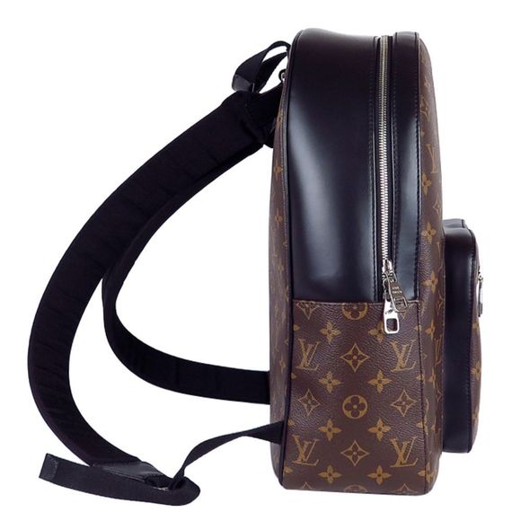 Louis Vuitton Josh Monogram Macassar Backpack Brown Rucksack - Picture 2 of 9